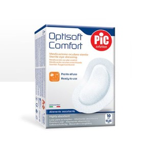 PIC SOLUTION - Optisoft Comfort Αποστειρομένο Οφθαλμικό Επίθεμα 95mmΧ65mm | 10τμχ