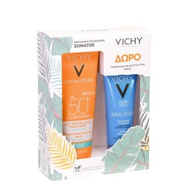 VICHY - Capital Soleil Beach Protect Fresh Hydrating Milk SPF50+ (300ml)   Ideal Soleil After Sun Milk (100ml)