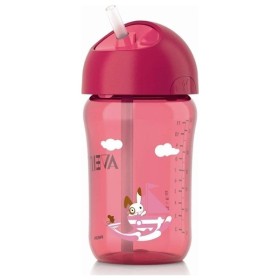 AVENT - Κύπελο με Καλαμάκι Ροζ 18m+ | 340ml