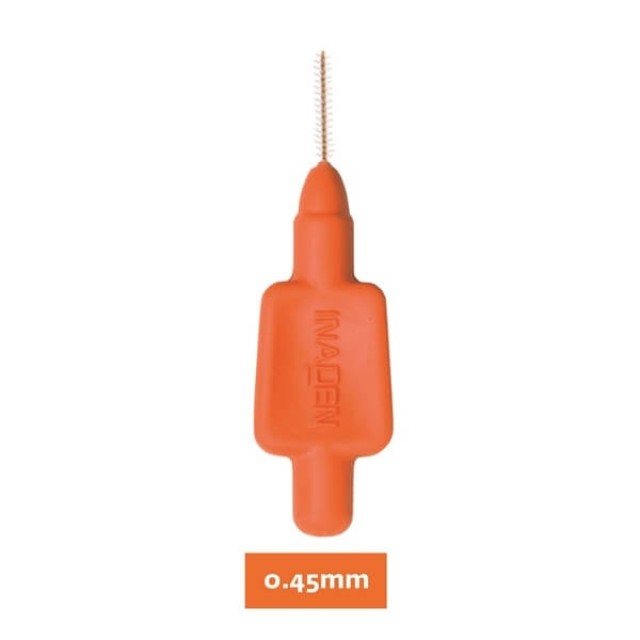 INADEN - Interdental Brush 0.45mm Orange | 8τμχ