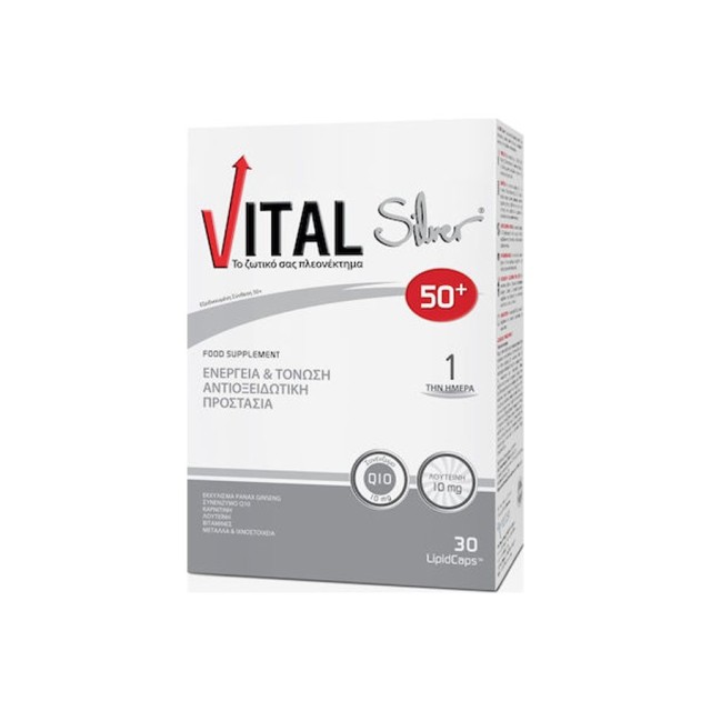 VITAL - Silver 50+ Plus Q10 | 30 caps