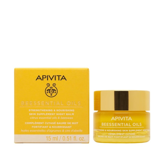 APIVITA - Beessential Oils Strengthening   Nourishing Night Balm | 15ml