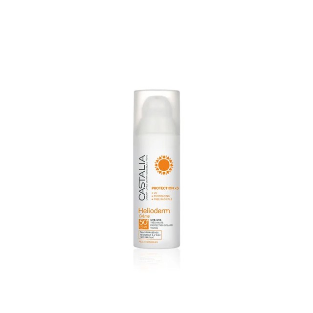 CASTALIA - Helioderm Crème SPF50+ Protection x3 | 50ml