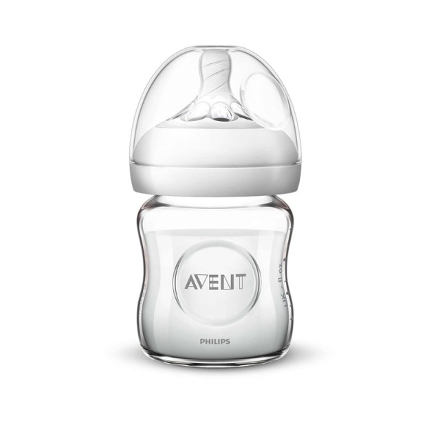 AVENT - Natural Γυάλινο Μπιμπερό 0m+ (SCF051/17) | 120ml