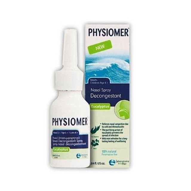 PHYSIOMER - Hypertonic Eucalyptus Pocket Size | 20ml