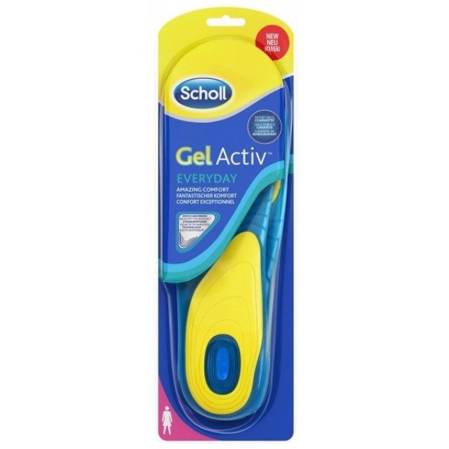 SCHOLL - GEL ACTIV Everyday Γυναικείοι Πάτοι (Νο 35.5-40.5) | 2τμχ