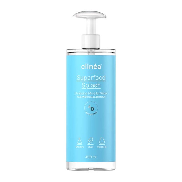 CLINEA - Superfood Splash Νερό καθαρισμού Micellar | 400ml