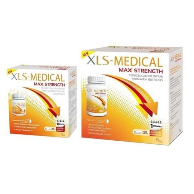 XL-S MEDICAL - Max Strength (120caps) με ΔΩΡΟ έξτρα 40caps