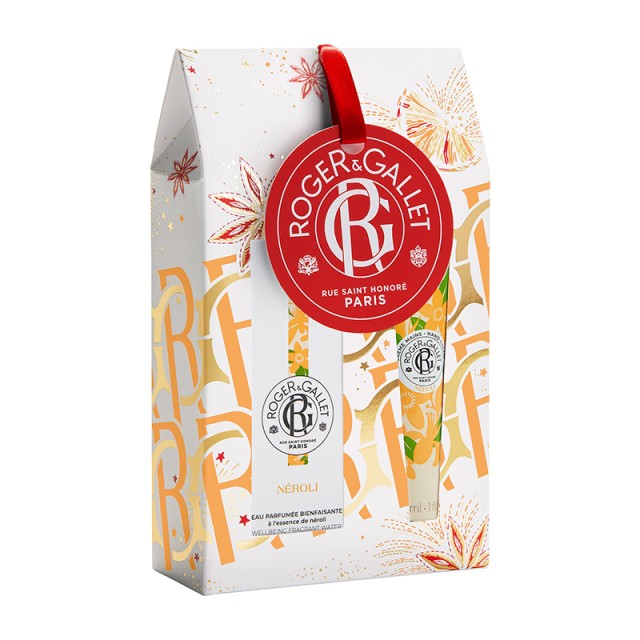 ROGER&GALLET -  Néroli Eau Parfumée Bienfaisante Εορταστικό Set Άρωμα (30ml) & Κρέμα Χεριών (30ml)