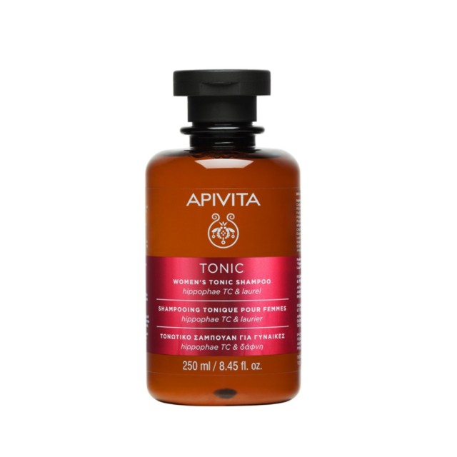 APIVITA - Womens Tonic Τονωτικό Σαμπουάν με Ιπποφαές   Δάφνη | 250ml