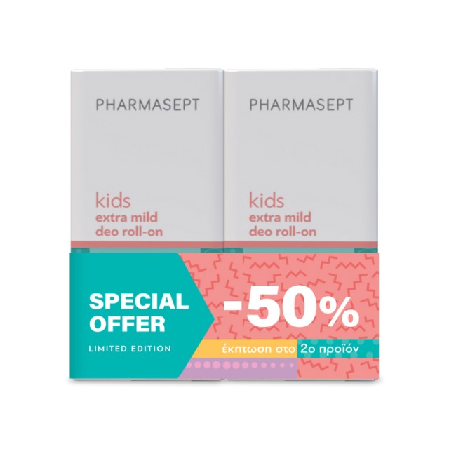 PHARMASEPT - Kid Care Extra Mild Deo Roll-on | 2x50ml