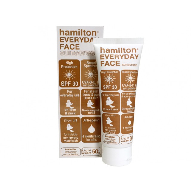 H&B - Hamiton Everyday Face Sunscreen Spf30 | 50ml