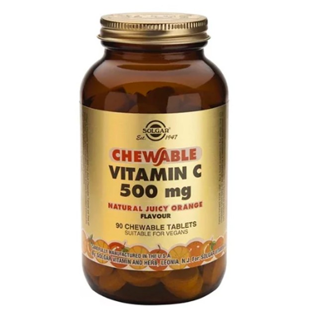 SOLGAR - Chewable Vitamin C Orange | 90 tabs