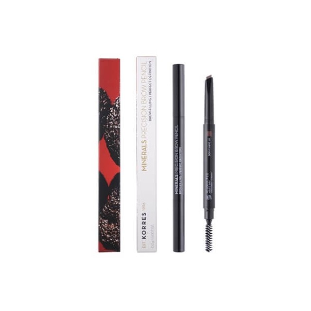 KORRES - Minerals Precision Brow Pencil No01 Dark Shade | 0.2g