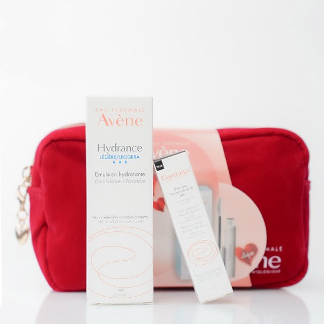 AVENE - Hydrance Light Hydrating Emulsion Normal to Combination Sensitive Skin (40ml) & Couvrance Mascara Haute Tolerance Noir (7ml)