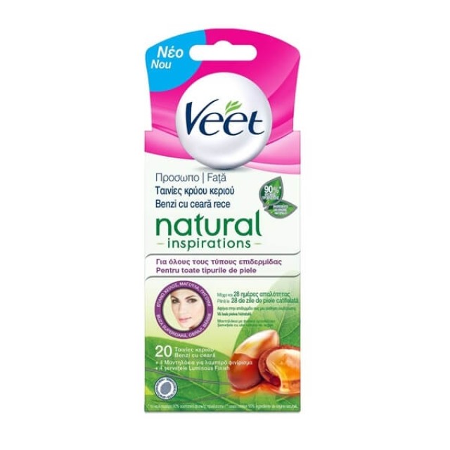 VEET - Natural Inspirations Προσώπου Ταινίες Κρύου Κεριού | 20τμχ