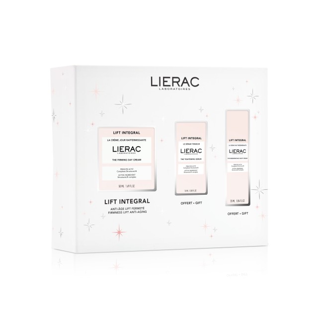 LIERAC - Promo Lift Integral Firming Day Cream (50ml) & Lift Integral Le Sérum Tenseur (15ml) & Lift Integral Regenerating Night Cream (25ml)