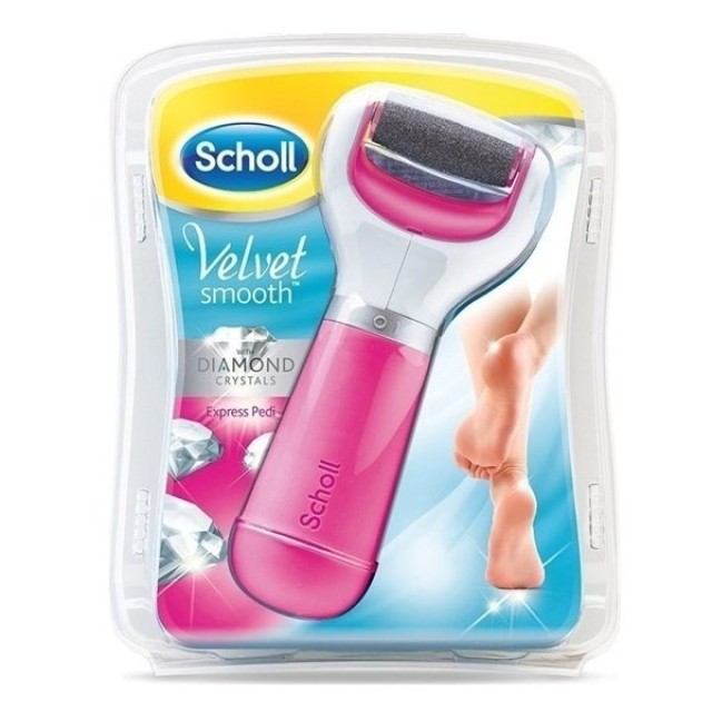 SCHOLL - Velvet Diamond Express Pedi Ροζ Ηλεκτρική Λίμα