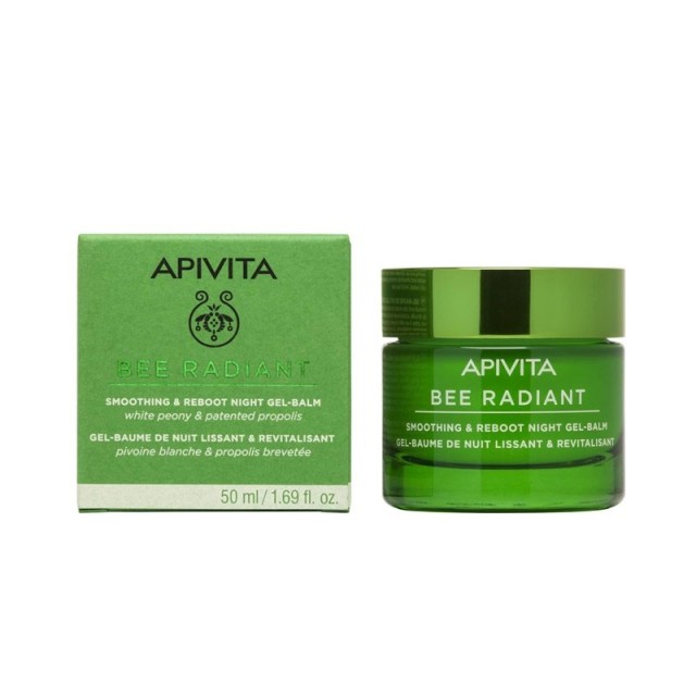 APIVITA - Bee Radiant Smoothing   Reboot Night Gel-Balm | 50ml