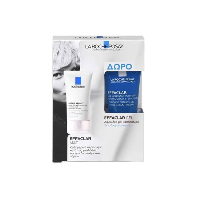 LA ROCHE POSAY - Effaclar MAT (40ml)   Effaclar Gel (50ml)