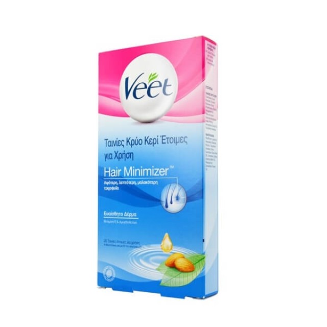 VEET - Easy-Gelwax Ταινίες Κεριού για Ευαίσθητες Επιδερμίδες | 20τμχ