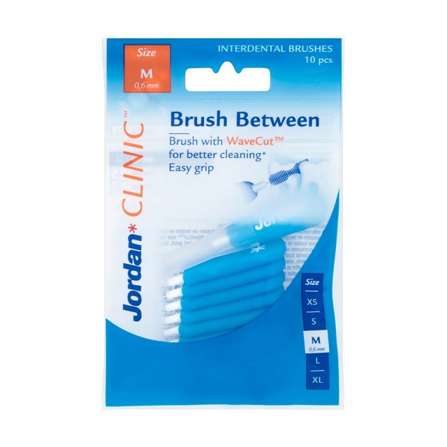 JORDAN - Bruch Between Interdental Brush M 0,6mm | 10μτχ