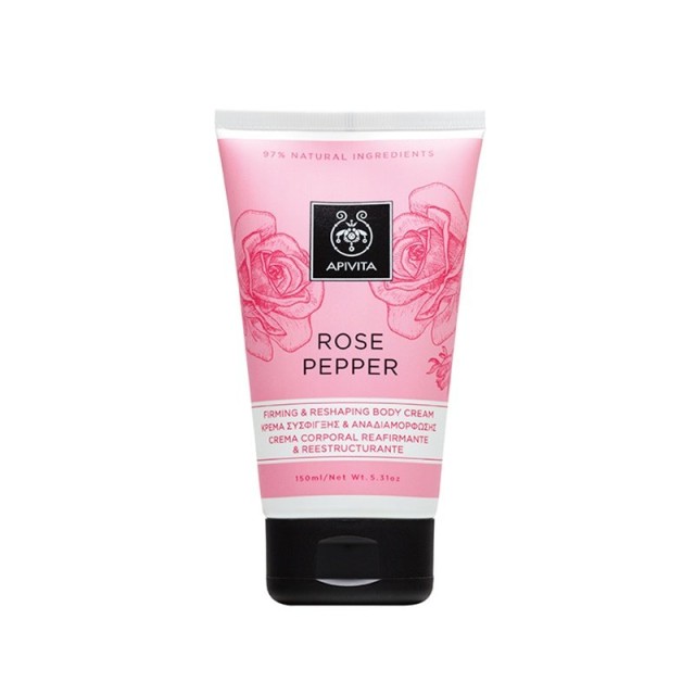 APIVITA - ROSE PEPPER Firming   Reshaping Body Cream | 150ml