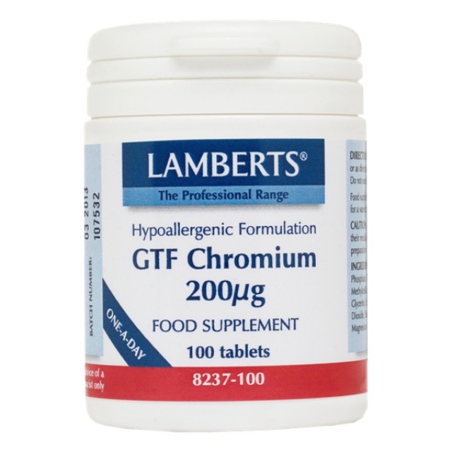 LAMBERTS - GTF Chromium 200μg | 100caps