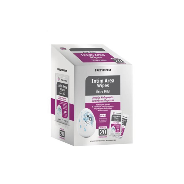 FREZYDERM - Intim Area Wipes Extra Mild Wipes | 20τμχ