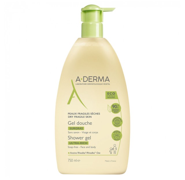 ADERMA - Gel Douche Surgras Ultra Rich | 750ml