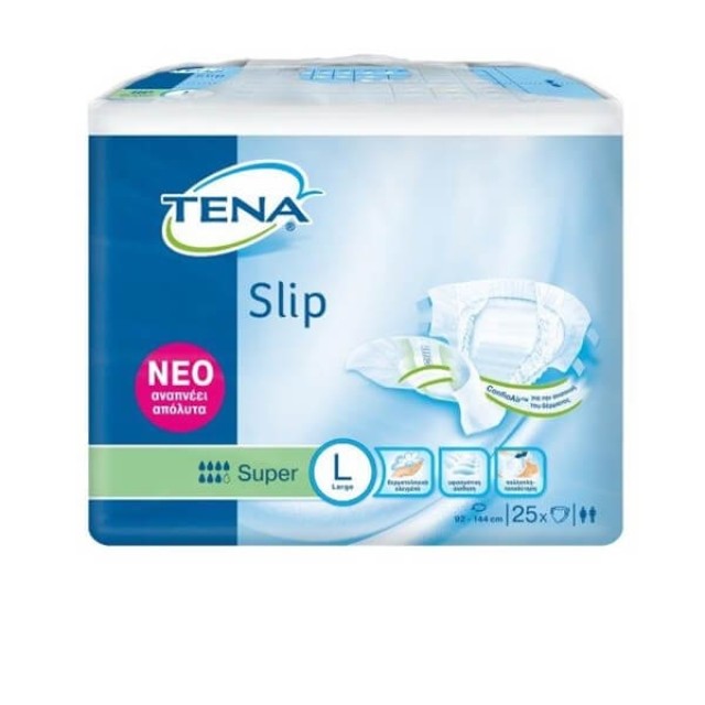 TENA - Slip Super Large Πάνες Ενηλίκων | 25τμχ