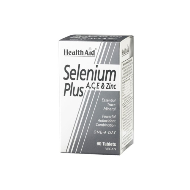 HEALTH AID - Selenium Plus A, C, E   Zinc | 60 tabs