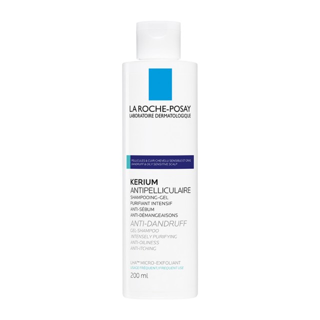 LA ROCHE POSAY - Kerium Anti-Dandruff Oily Sensitive Scalp | 200ml