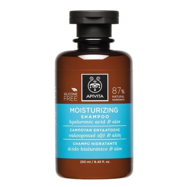 APIVITA - Moisturizing Σαμπουάν με Υαλουρονικό Οξύ   Αλόη | 250ml