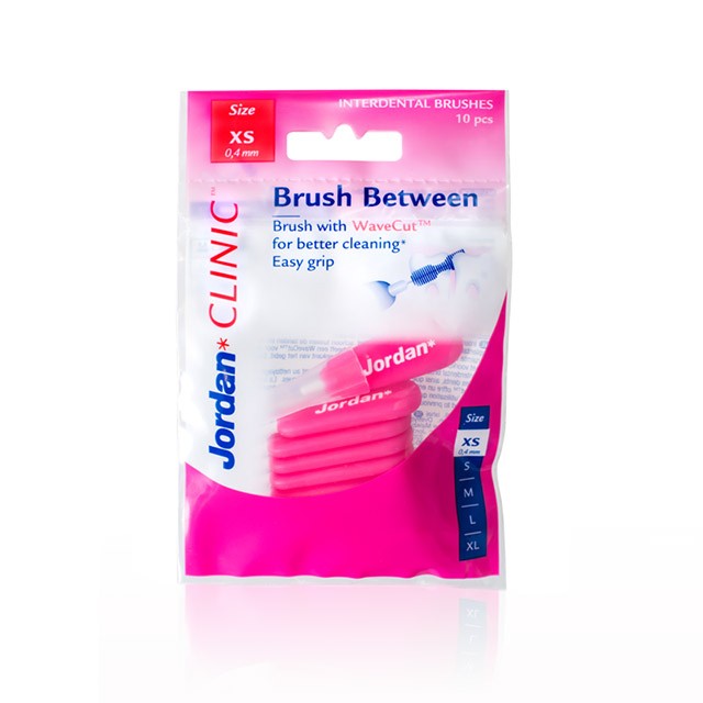 JORDAN - Bruch Between Interdental Brush XS 0,4mm | 10μτχ