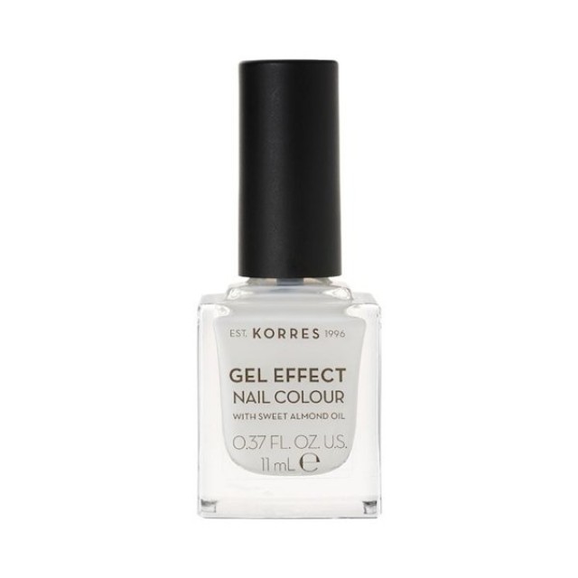 KORRES - Gel Effect Nail Colour No02 Porcelain White | 11ml