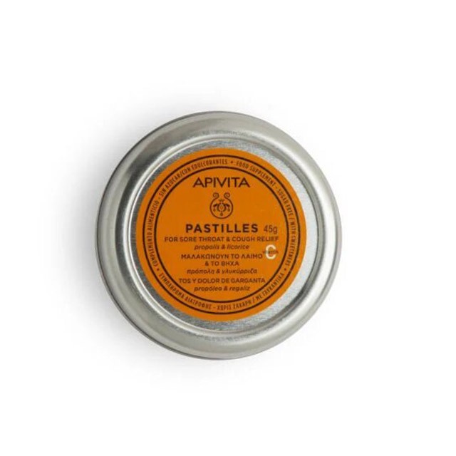 APIVITA - Pastilles με Πρόπολη   Γλυκόριζα | 45gr