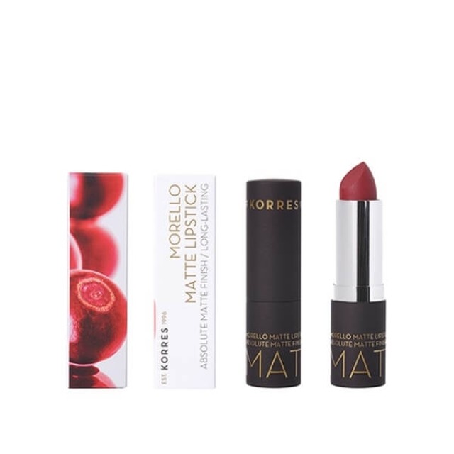 KORRES - Morello Matte Lipstick Νο59 Burgundy Red | 3,5ml