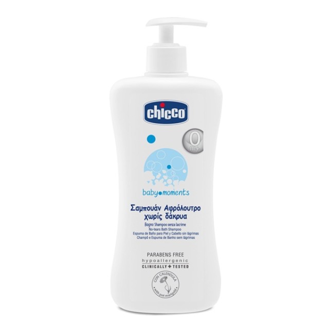 CHICCO - Baby Moments Αφρόλουτρο - Σαμπουάν Όχι πια δάκρυα 0+ | 500ml