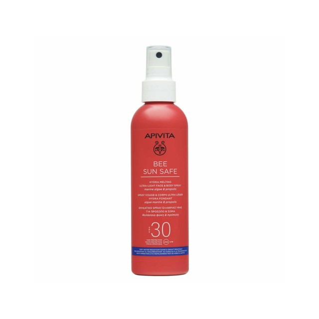 APIVITA - Bee Sun Safe Hydra Melting Ultra Light Face   Body Spray SPF30 | 200ml