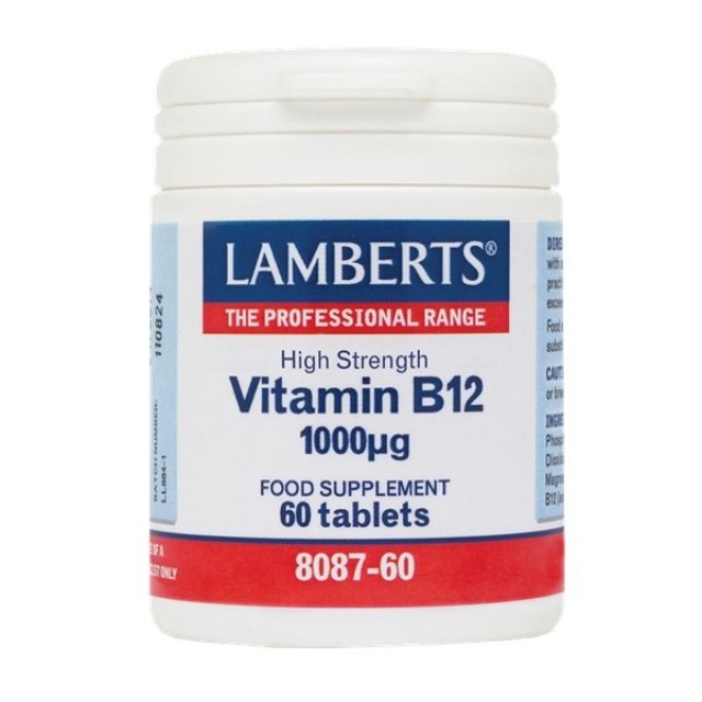 LAMBERTS - Vitamin B12 1000μg | 60 tabs