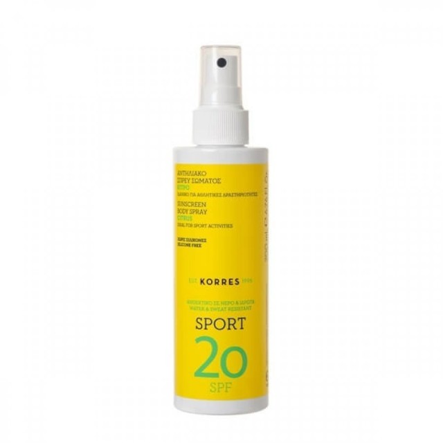 KORRES - Sport Sunscreen Body Spray Citrus SPF20 | 200ml