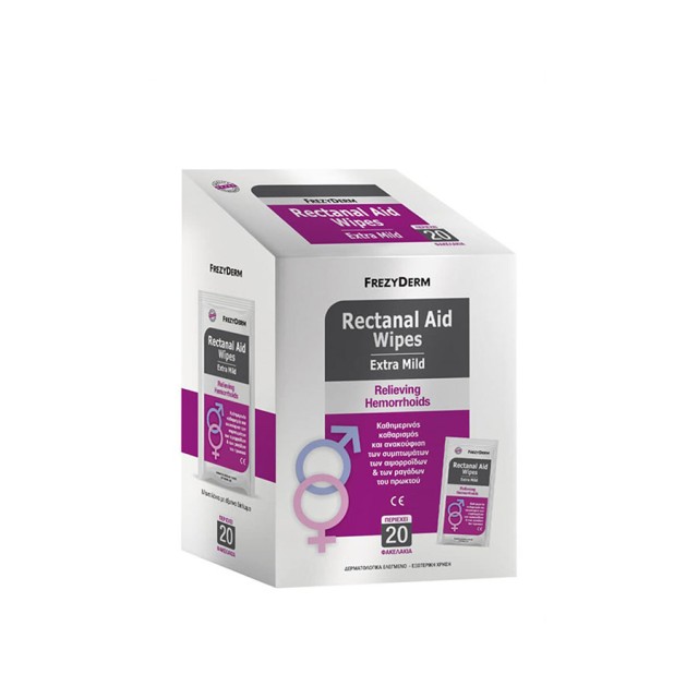 FREZYDERM - Rectanal Aid Wipes Extra Mild | 20τμχ