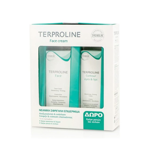 SYNCHROLINE - Terproline Face Cream (50ml)   Contour Eyes   Lips (15ml)