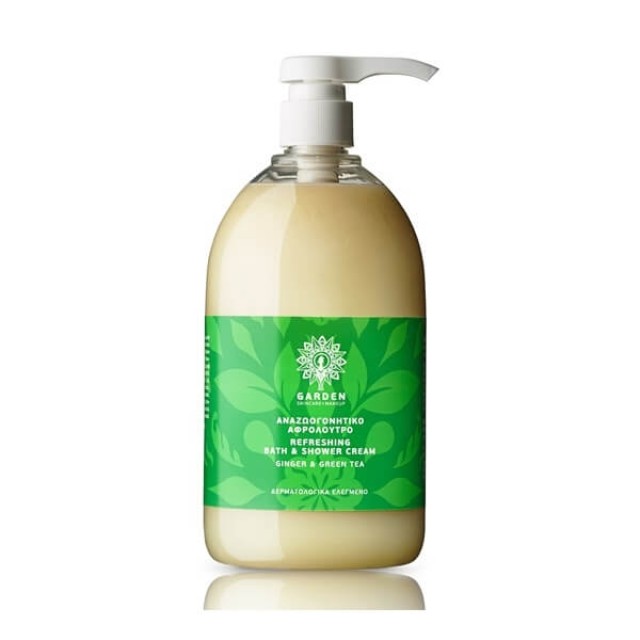 GARDEN - Refreshing Bath & Shower Cream Ginger & Green Tea | 1litre