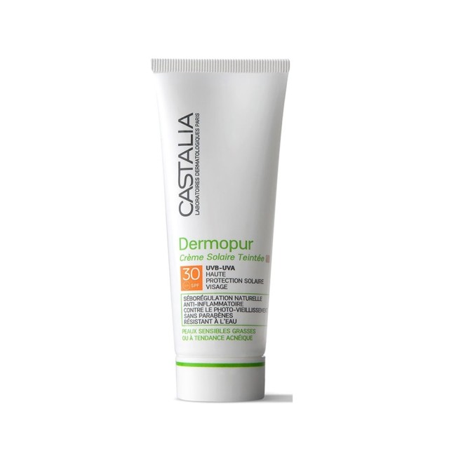 CASTALIA - Dermopur Creme Solaire Teintee SPF30 | 40ml