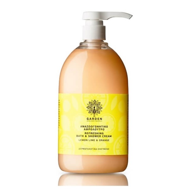 GARDEN - Refreshing Bath & Shower Cream Lemon Lime & Orange | 1litre