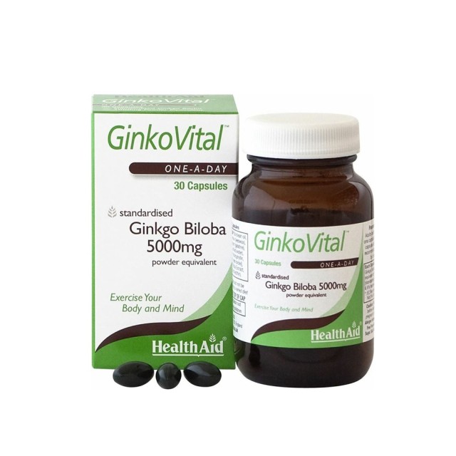 HEALTH AID - GinkoVital Ginkgo Biloba 5000mg | 30 caps