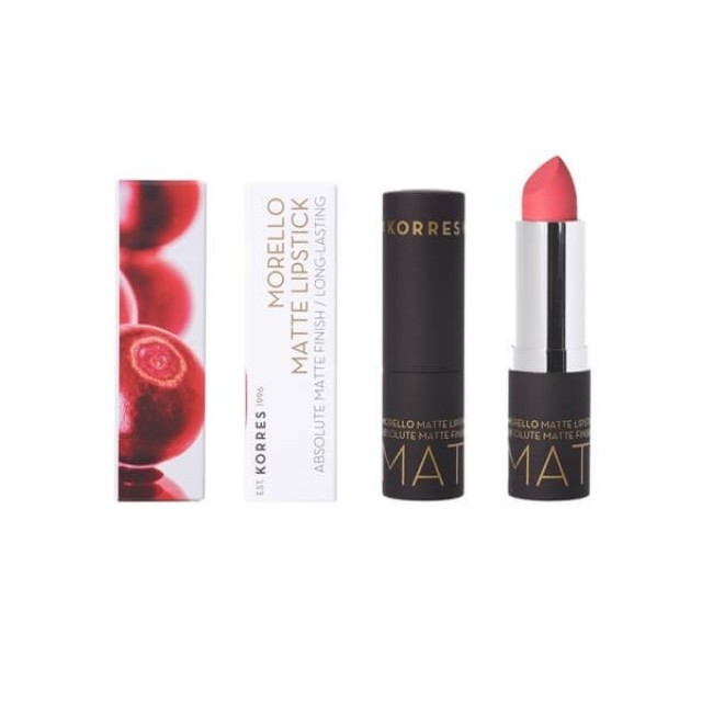 KORRES - Morello Matte Lipstick Νο49 Watemelon Sorbet | 3,5ml