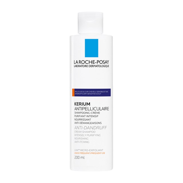 LA ROCHE POSAY - Kerium Anti-Dandruff Dry Sensitive Scalp | 200ml